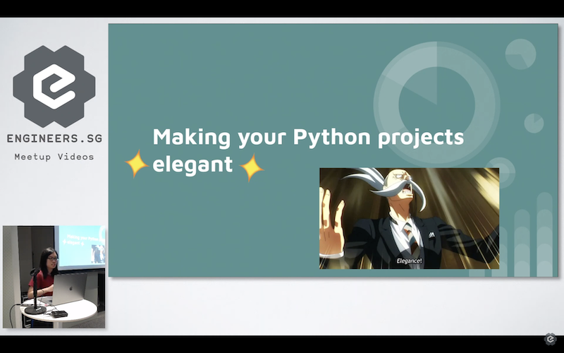 elegant python talk